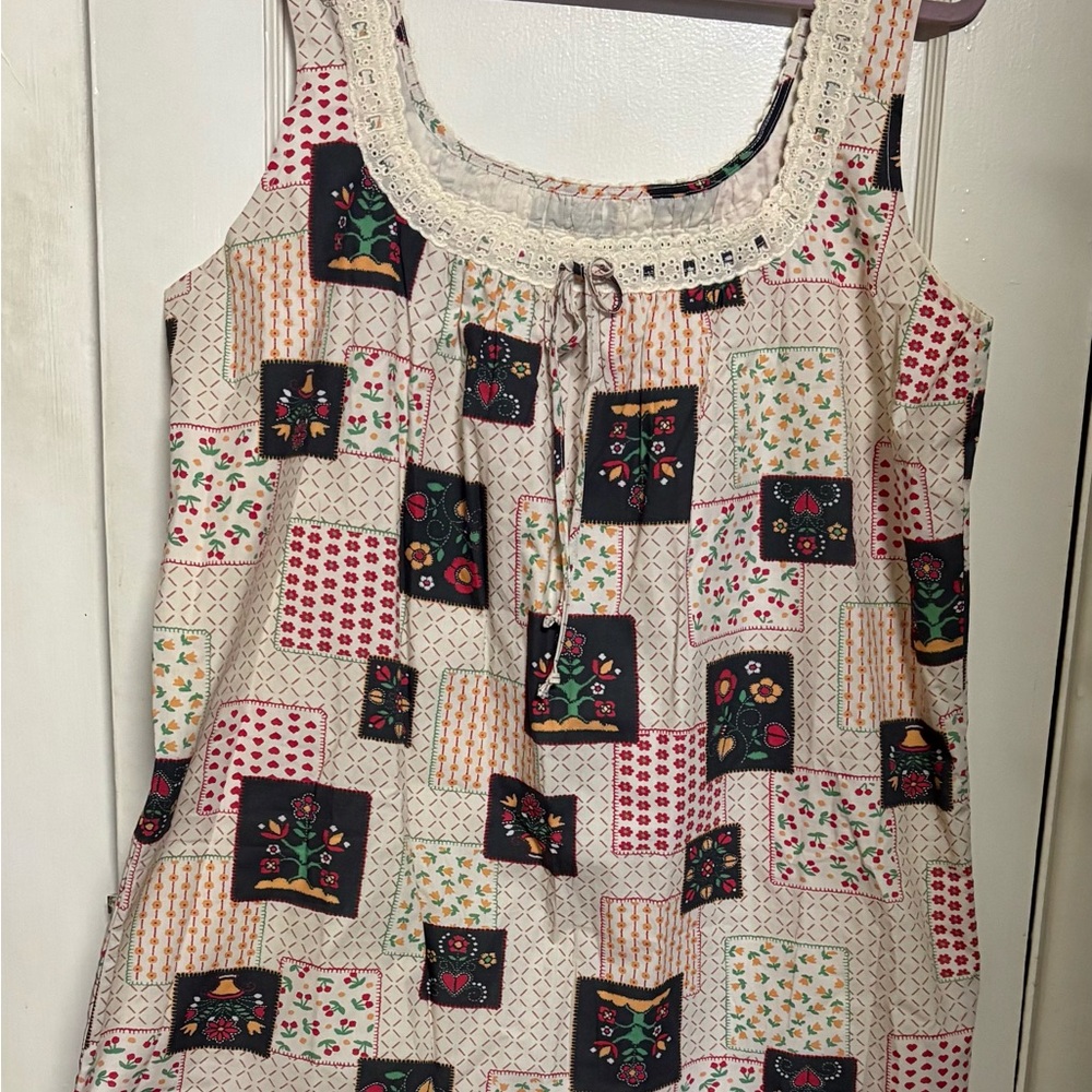 Christy Dawn Sylvie Dress Garden Patchwork - Picture 6 of 9